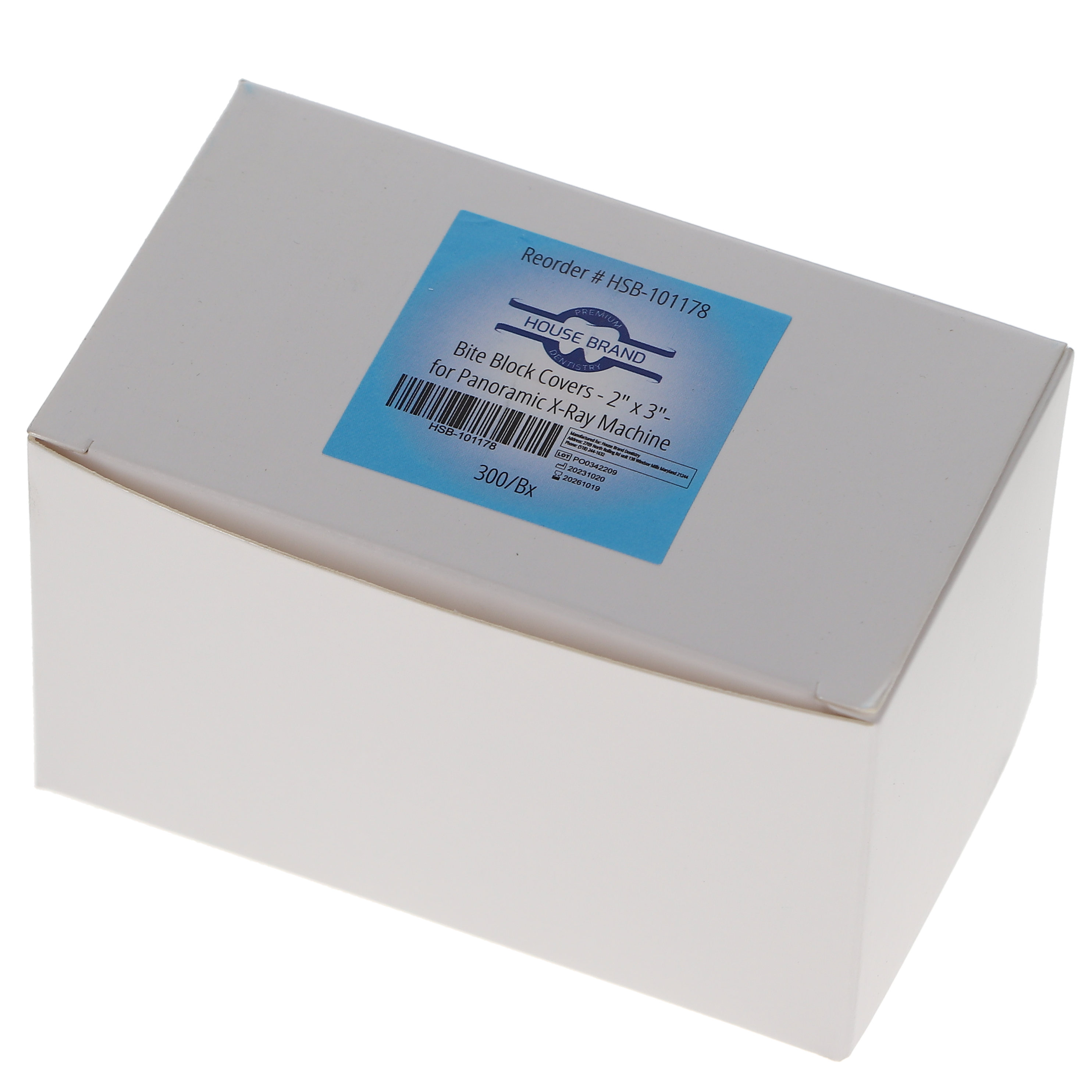 House Brand Dentistry 101178 HSB Bite Block Covers 2 House Brand Dentistry 101178 HSB Bite Block Covers 2